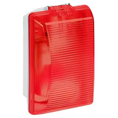 LEGRAND 062402 Plexo szögletes hajólámpa E27, 75W, IP55 piros bura LEGRAND 062402 Plexo szögletes hajólámpa E27, 75W, IP55 piros bura