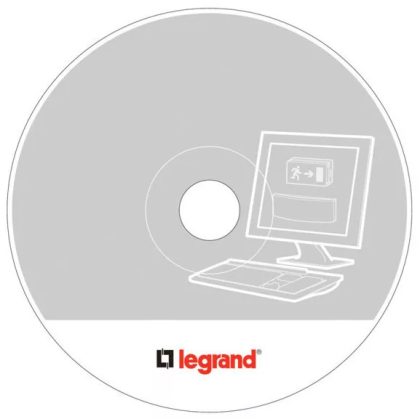   LEGRAND 062602 felügyeleti szoftver címezhető tartalékvilágítási rendszerhez