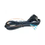   COMMEL 272-301 csatlakozókábel, 1,5m, 16A 250V~3500W, H05RR-F 3x1.5, fekete