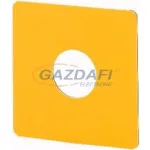 EATON 063263 SQ-GE VÉSZ-KI tábla, üres, sárga, 50x50 mm