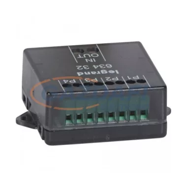 LEGRAND 063432 Céliane My Home videojel elosztó, 2 vezetékes kaputelefon rendszerhez, 4 kimenet