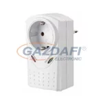   Conector intermediar cu pământare GAO 0644H cu protecție la supratensiune, alb, 230V
