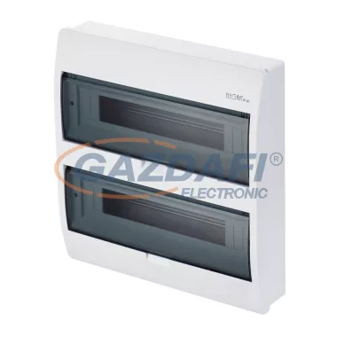 ELEKTRO-PLAST 0654-00 "Elegant" falon kívüli elosztó, IP40, 36 modul, 2x18