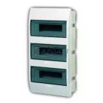   ELEKTRO-PLAST 0657-10 "Elegant" süllyesztett elosztó, IP40, 36 modul, 3x12