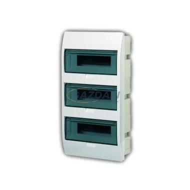 ELEKTRO-PLAST 0657-10 "Elegant" süllyesztett elosztó, IP40, 36 modul, 3x12 ELEKTRO-PLAST 0657-10 "Elegant" süllyesztett elosztó, IP40, 36 modul, 3x12