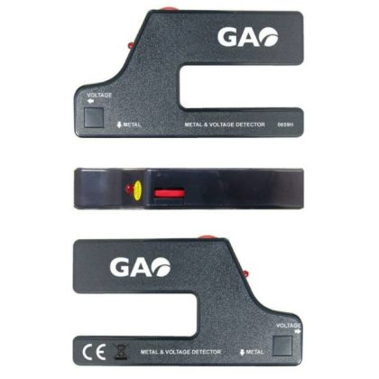   GAO 0659H Metal and phase detector, d = 20mm, battery version (9V battery included)