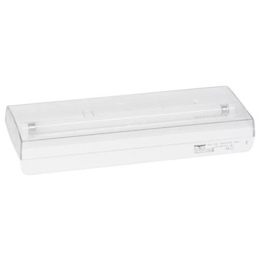 LEGRAND 066004 S8 backup lighting fixture 8W 3 hours operating time 110 lm, permanent mode