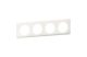 LEGRAND 066634 Céliane 4-es keret, fényes fehér - 1