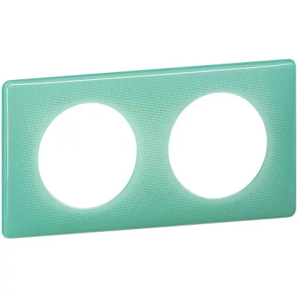LEGRAND 066642 Céliane 2-es keret, türkíz