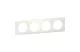 LEGRAND 066704 Céliane 4-es keret, kréta fehér