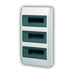   ELEKTRO-PLAST 0671-00 "Elegant" falon kívüli elosztó, IP30D, 54 modul, 3x18