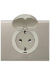 LEGRAND 067161 Céliane 2P+F földelt dugalj csatlakozóaljzat gyermekvédelemmel, csavaros