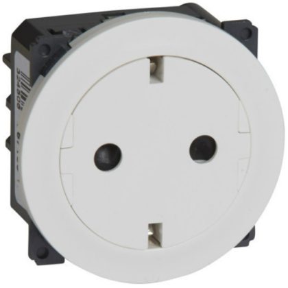 LEGRAND 067166 Céliane 2P+F dugalj csatlakozóaljzat, falsíkba illeszkedő fehér betéttárcsával, gyermekvédelemmel, rugós bekötéssel LEGRAND 067166 Céliane 2P+F dugalj csatlakozóaljzat, falsíkba illeszkedő fehér betéttárcsával, gyermekvédelemmel, rugós bekötéssel