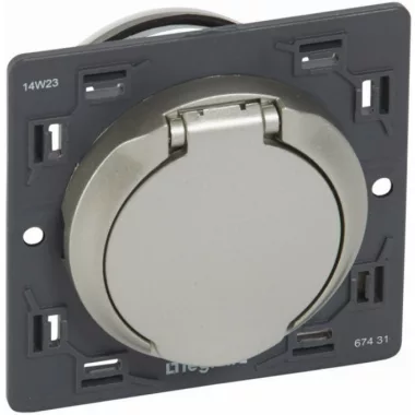 LEGRAND 067431 Céliane központi porszívó csatlakozóaljzat, titán