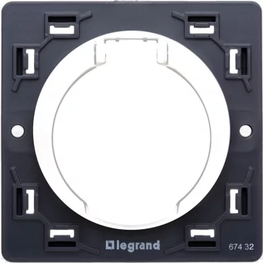 LEGRAND 067432 Céliane központi porszívó csatlakozóaljzat elektromos kapcsolattal, fehér