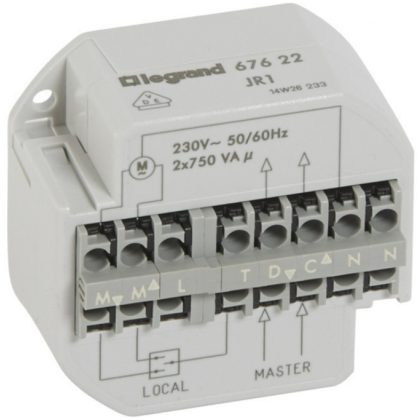   LEGRAND 067622 Céliane relay for group shutter control, to be used with product number 0676 21