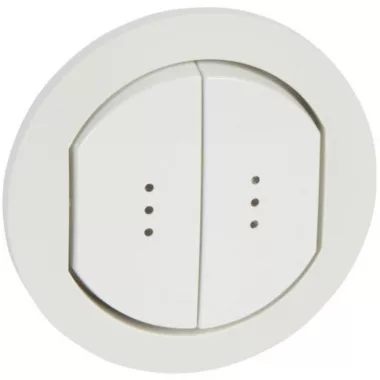LEGRAND 067804 Céliane kettős billentyű, fényjelzős, IP44
