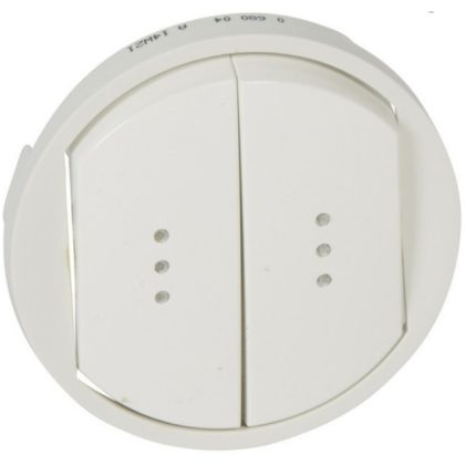   LEGRAND 068004 Céliane kettős billentyű, fényjelzős, fehér