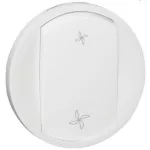   LEGRAND 068061 Céliane 2 fokozatú ventillátor vezérlő burkolat, fehér