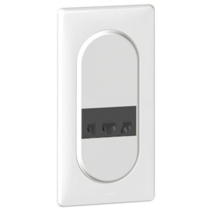 LEGRAND 068135 Céliane borotvaaljzat burkolat, fehér