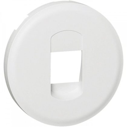   LEGRAND 068211 Céliane 1xhangszóró csatlakozóaljzat burkolat, fehér