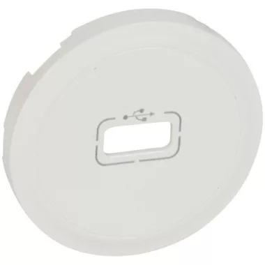 LEGRAND 068253 Céliane USB burkolat, fehér