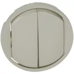 LEGRAND 068302 Céliane kettős billentyű, titán