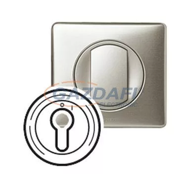 LEGRAND 068309 Céliane burkolat 2 állású kulcsos kapcsolóhoz, titán