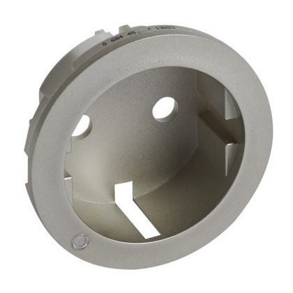   LEGRAND 068445 Céliane 2P+F dugalj csatlakozóaljzat burkolat, fényjelzős, titán