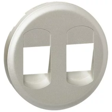 LEGRAND 068512 Céliane 2xhangszóró csatlakozóaljzat burkolat, titán