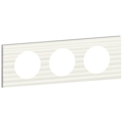 LEGRAND 069013 Céliane 3-as keret, fehér corian