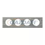 LEGRAND 069044 Céliane 4-es keret, Galaxy acél