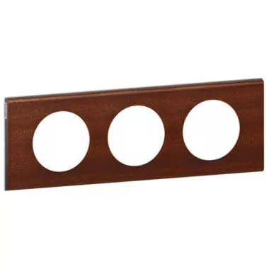 LEGRAND 069223 Céliane 3-as keret, mahagóni