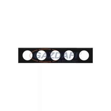 LEGRAND 069310 Céliane 5-ös keret, feketeüveg