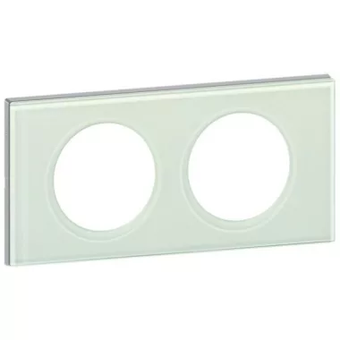 LEGRAND 069312 Céliane 2-es keret, fehérüveg