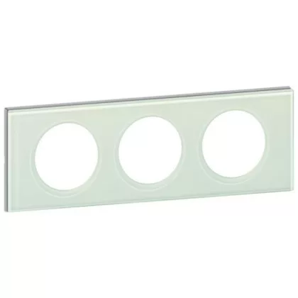 LEGRAND 069313 Céliane 3-as keret, fehérüveg