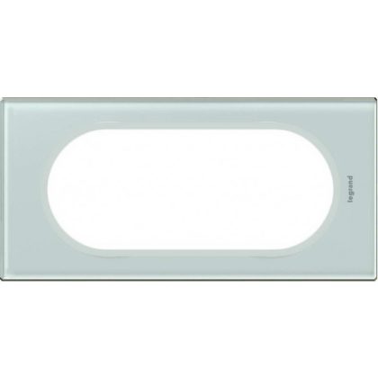 LEGRAND 069315 Céliane 4/5 modulos keret, fehérüveg