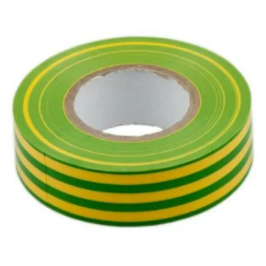 GAO 0693H Szigetelőszalag, 19mm x 20m, zöld/sárga