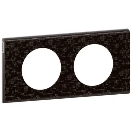 LEGRAND 069452 Céliane 2-es keret, Pixel bőr