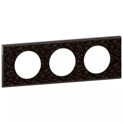 LEGRAND 069453 Céliane 3-as keret, Pixel bőr