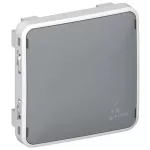   LEGRAND 069537 Plexo 55 süllyesztett vakfedél, komplett, szürke