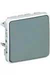 LEGRAND 069541 Plexo 55 single pole pressure switch, 10A, gray