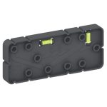   LEGRAND 069597 Plexo 55 fúrósablon, vízmértékkel, szürke