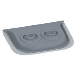   LEGRAND 069599 Plexo 55 kábelbevezető 2-es, membrános, szürke