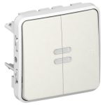   LEGRAND 069613 Plexo 55 váltókapcsoló jelzőfénnyel, fehér