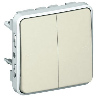 LEGRAND 069625 Plexo 55 kettős váltókapcsoló, fehér
