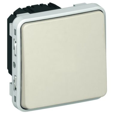 LEGRAND 069630 Plexo 55 egypólusú nyomó N/O, 10A, fehér