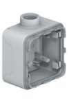 LEGRAND 069656 Plexo 55 falonkívüli doboz 1-es, tömszelencével, szürke