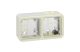 LEGRAND 069690 Plexo 55 falonkívüli doboz 2-es vízszintes, membrános, fehér