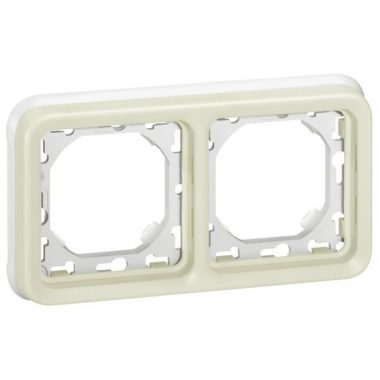 LEGRAND 069694 Plexo 55 süllyesztett keret 2-es vízszintes, fehér
